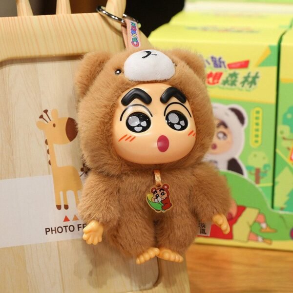 Crayon Shin-chan Plush Toy Doll Blind Box Cartoon Animation Peripheral Decoration Small Gift Keychain